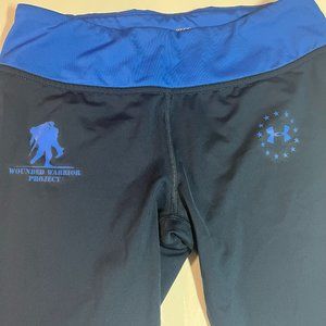 Navy blue wounded warrior project under armor leggings NWT